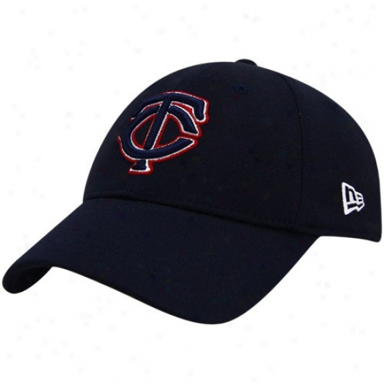 New Era Minnesota Twins Ships Blue Team Tonal 39thirty Fitted Hat