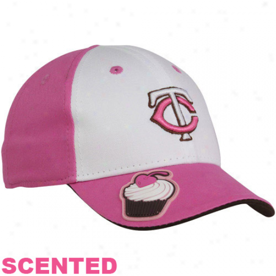 New Era Minnesota Twins Toddler Girls Pink-white Scented Cupcake Hat