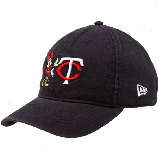 New Era Minnesota Twins Youth Girls Navy Blue Minie Jr. Essentials Adjustable Cardinal's office