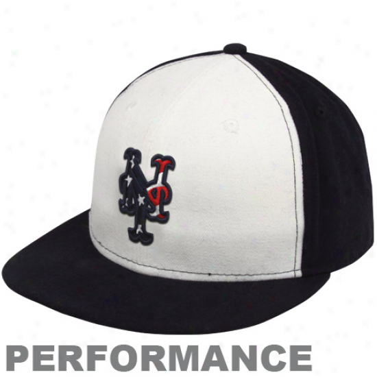 New Era New York Mets Navy Blue-white Stars & Stripes On-field 59fifty Fitted Pefformance Cardinal's office