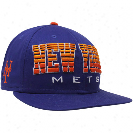 New Era New York Mets Royal Blue Fade 9fifty Snapback Adjustable Hat