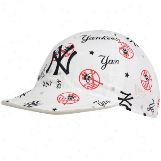 New Era New York Yankees Infant Stone-white Poolside Reversible Hat