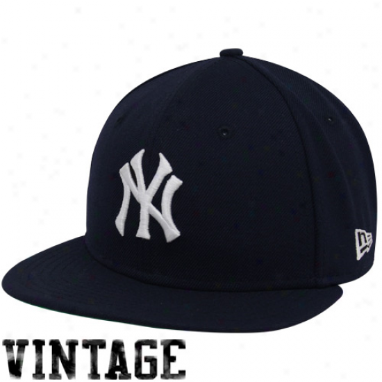 New Era New York Yankees Navy Blue 1922 Throwback Cooperstown On-field 59fifty Fitted Hat