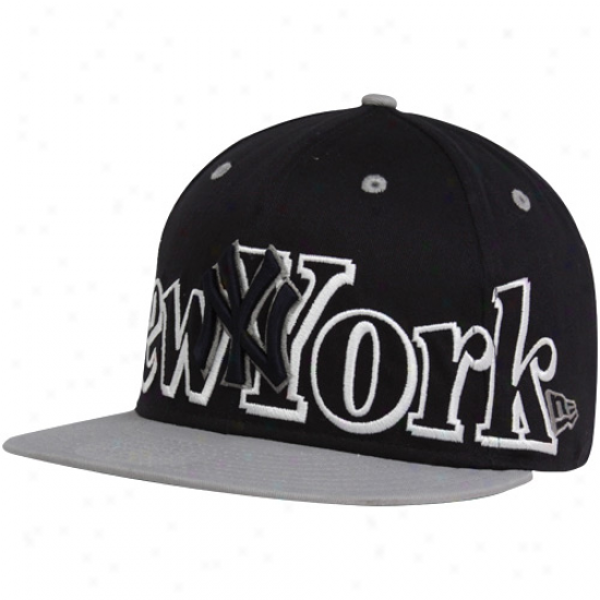 New Era New York Yankees Navy Blue-grag Big City Punch 9fifty Snapback Adjustable Hat