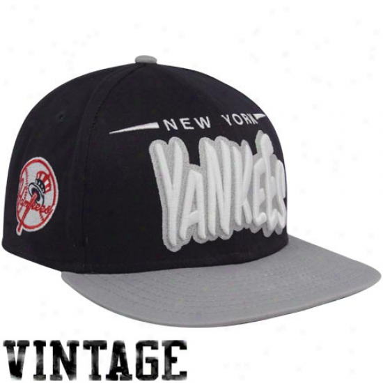 New Era New York Yankees Navy Blue-gray Funky Doperastic 9fifty Snapback Hat