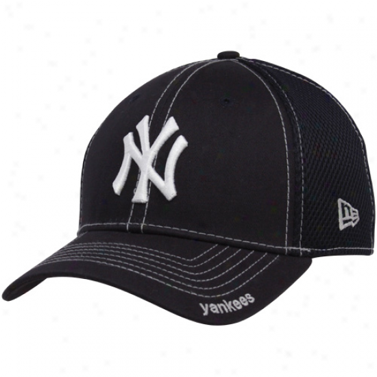 New Era New York Yankees Nvay Blue Neo 39thirty Stretch Fit Hat