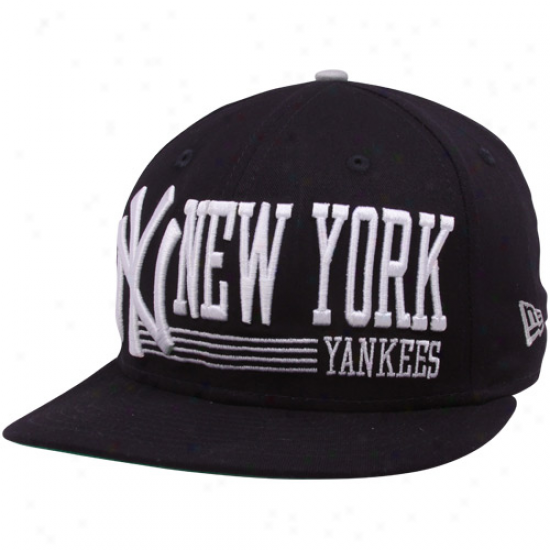 New Era New York Yankees Navy Blue Retro Look 9fifty Snapback Adjustable Hat