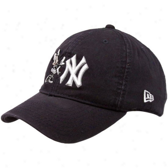 Starting a~ Era New York Yankees Boy Girls Navy Blue Minnie Jr. Essentials Adjustable Hat