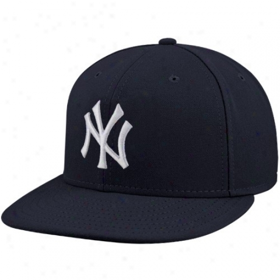 Starting a~ Era Unaccustomed York Yankees Youth Navy Blue Authentic 59fifyt Fitted Ha