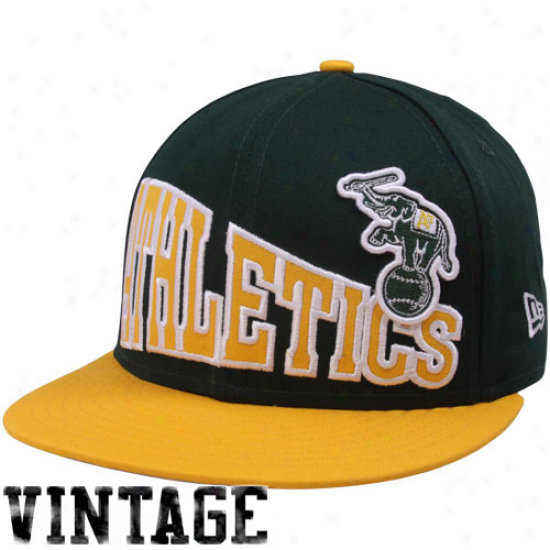 New Era Oakland Athletics Green-gold Stoked Snapback Hat