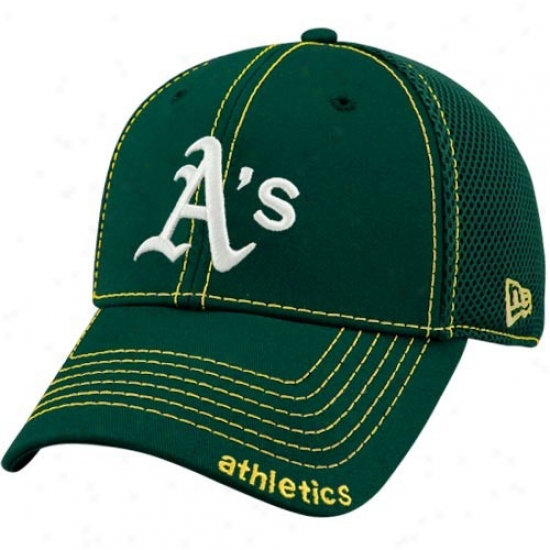New Era Oakland Athletics Green Neo 39thirty Stretch Fit Hat