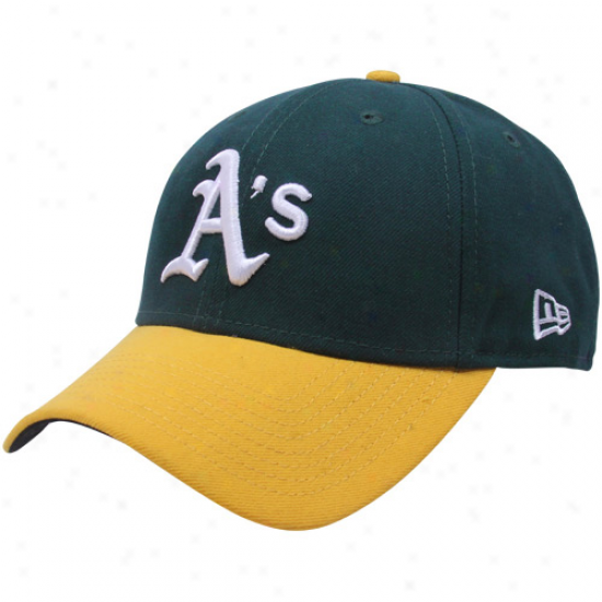 New Era Oakland Athletics Pinch Hitter Adjustable Hat - Green