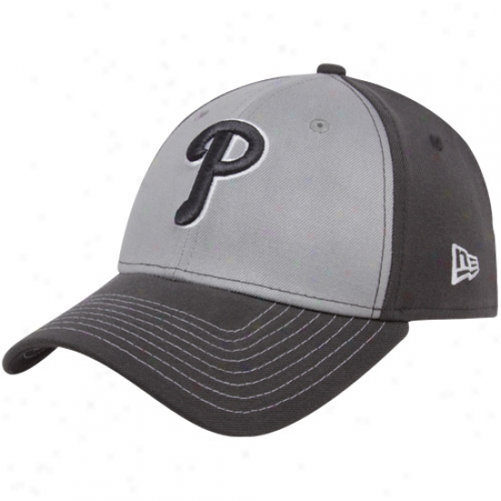 New Era Philadelphia Phillies Gray Two-tone Platinum Classic 39thirty Hat