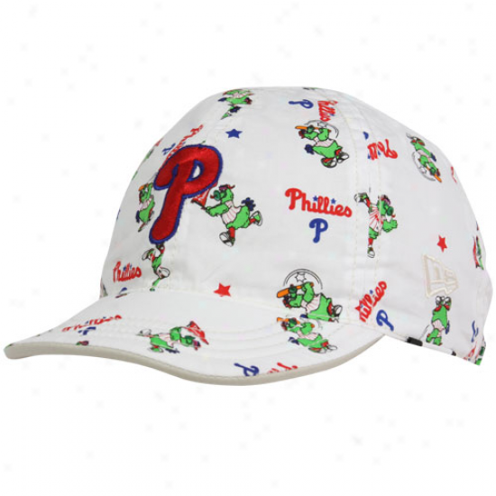 New Era Philadelphia Phillies Babe Stone-white Poolside Reversible Hat