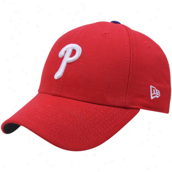 New Era Philadelphia Phillies Pinch Hitter Adjustable Hat - Red