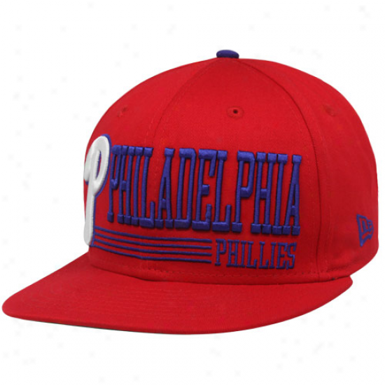 New Point of time Philadelphia Phillies Red Retro Look Vintage 9fifty Snapback Adjustable Hat