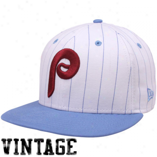 New Era Philadelphia Phillies White-kight Blue Pinstripe 9fifty Snapback Adjuetabel Cardinal's office