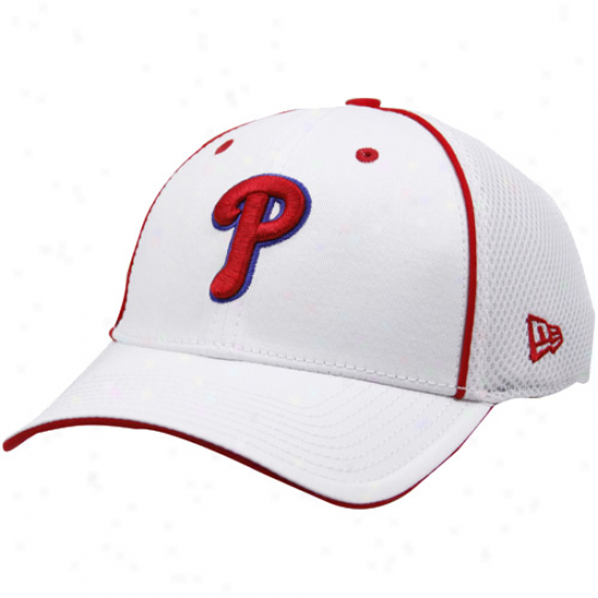 New Eda Philadelphia Phillies White Neo 39thirty Stretch Fit Hat