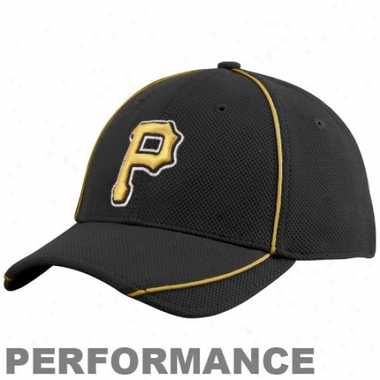 Unaccustomed Epoch Pittsburgh Pirates Black Official Batting Practice Flex Fit Performance Hat