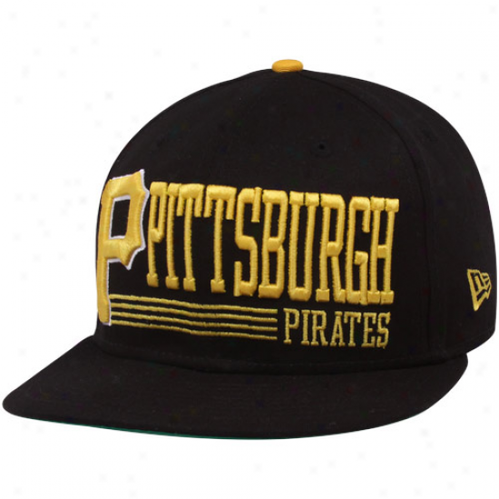 New Era Pittsburgh Pirates Black Retro Look 9fifty Snapback Adjustable Cardinal's office