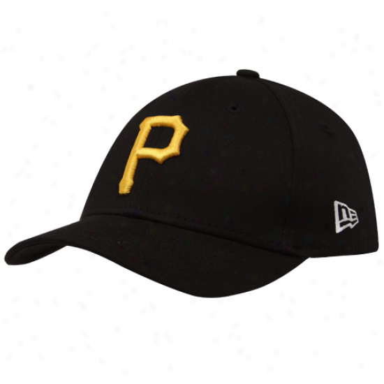 New Era Pittsburgh Pirates Youth Navy Blue Tie Breaker 39thirty Stretch Fit Hat