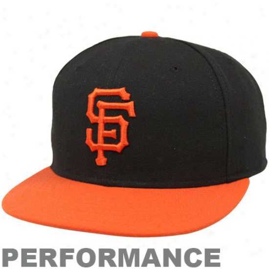 New Point of time San Francisco Giants 59fifty On-field Authentic Yiuth Fitted Hat - Black