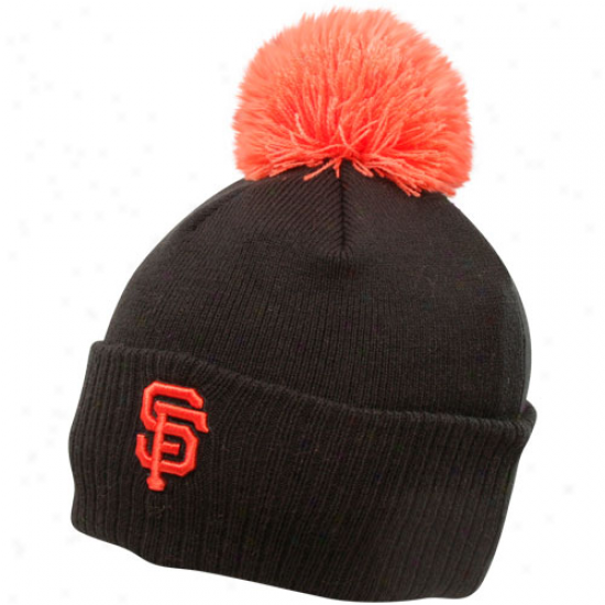 New Era San Francisco Giants Dark Chalk Up Cuffed Knit Beanie