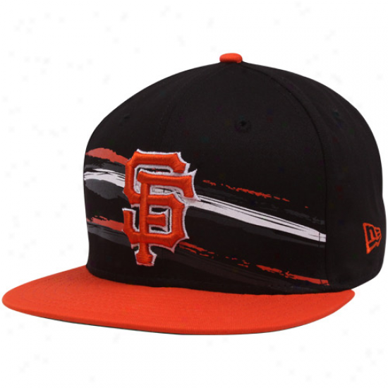 New Era San Francisco Giajts Black Fantabulous 9fifty Snapback Adjustable Hat