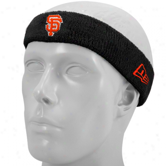 New Point of time San Francisco Giants Black Team Headband