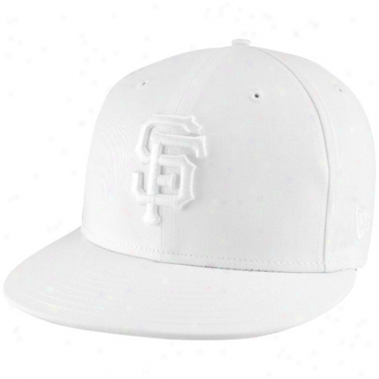 New Era San Francisco Giants Tonal 59fifty Fitted Hat - White