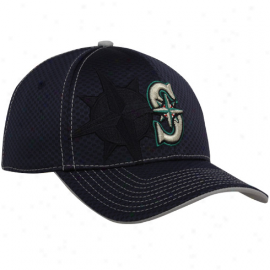 New Era Seattle Mariners Navy Blue Acl 39thiryy Flex Fit Hat