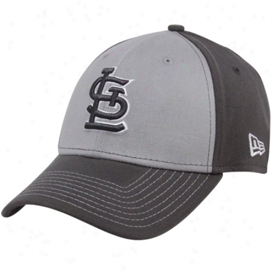 Nrw Era St. Louis Cardinals Gray Two-tone Platinum Classic 39thirty Hat