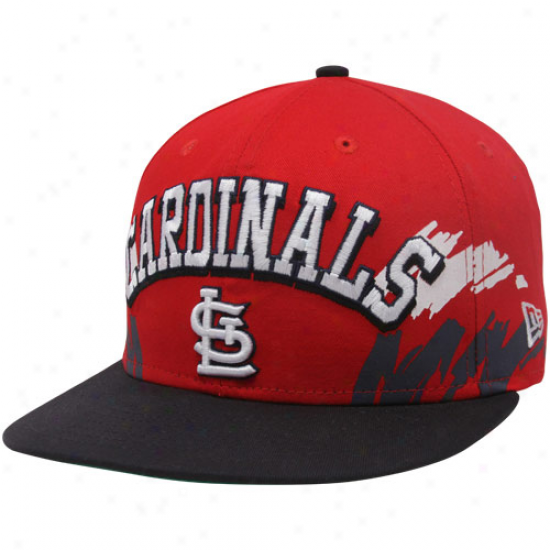 New Point of time St. Louis Cardinals Navy Blue-red Side Snapback 9fifty Adjustable Hat