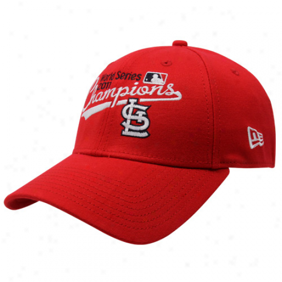 New Era St. Louis Cardinals Red 2011 Worlc Serries Champions Neo 39thirty Flex Fit Hat