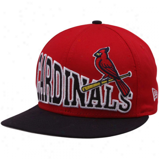 New Era St. Louis Cardinals Red-black Stoked Snapback Hat