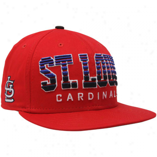 New Epoch St. Louis Cardinals Red Faade 9fifty Snapback Adjustable Hat