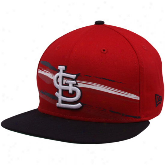 New Era St. Louis Cardinals Red Fantabulous 9fifty Snapback Adjustable Hat