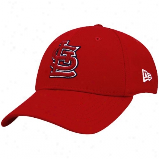 New Era St. Louis Cardinals Red Team Tonal 39thirty Fitted Hat