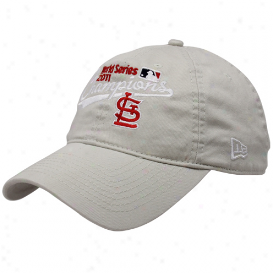 New Era St. Louis Cardinals Stone 2011 World Series Champions Slouch Adjustable Hat