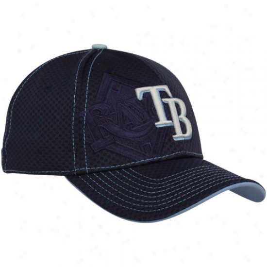 New Era Tampa Bay Rays Navy Blue Acl 39thirty Flex Fit Hat