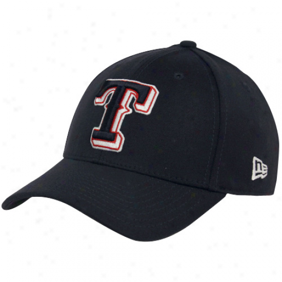 New Era Texas Rangers Navy Blue Team Tonal 39thirty Flex Fit Hat