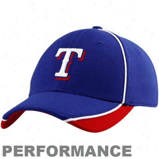New Era Texas Rangers Youth Royal Dismal Batting Practice 39thirty Performance Flex Fit Hat