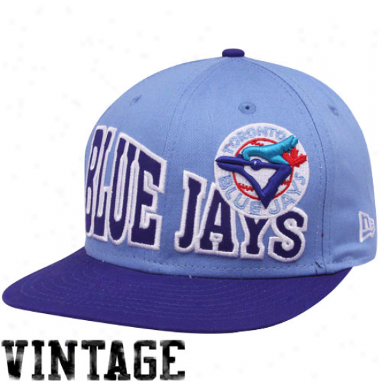 New Era Toronto Blue Jays Light Blue-navy Blue Stoked 9fifty Snapback Adjustable Hat