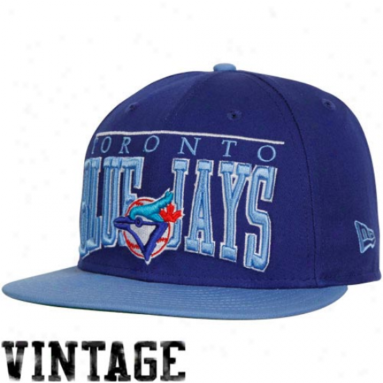 New Era Toronto Pedantic  Jays Royal Blue 9fifty Vintagge Le Arch Snapback Adjustable Cardinal's office