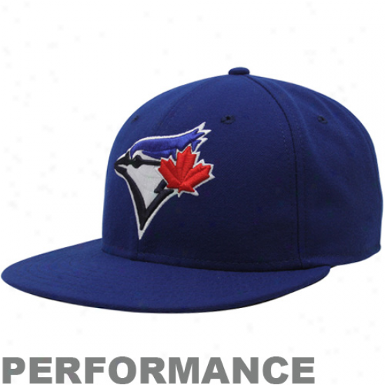 New Era Toronto Blue Jays Royal Blue On-field Authentic 59fifty Acting Fitted Hat