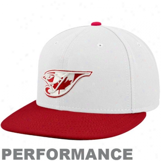 New Era Toronto Blue Jays Whiter-ed Stars & Stripes On-field 59fifty Fitted Perfo5mance Hat