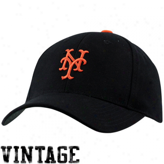 New York Giants 1949 Cooperstown Fitted Hat - Black