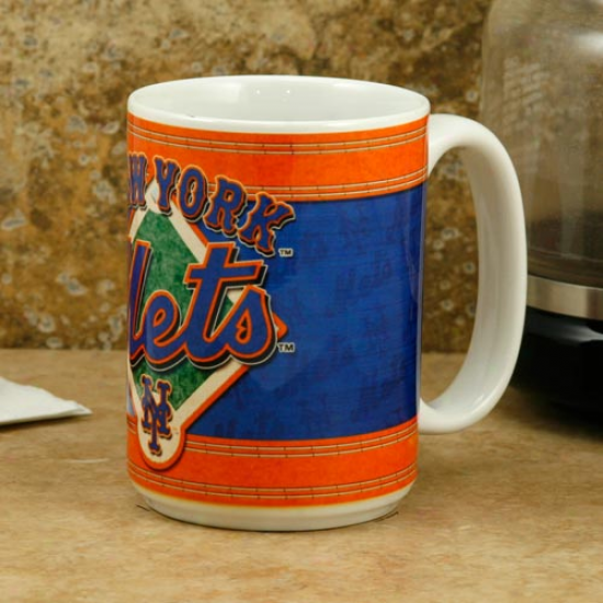 New York Mets 15oz. Sublimated Logo Mug