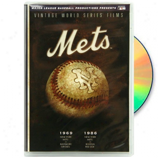 Unaccustomed York Mets 1969 & 1986 Vintage World Series Films D\/d