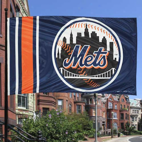 New York Mets 3' X 5' Royal Blue Logo Flag